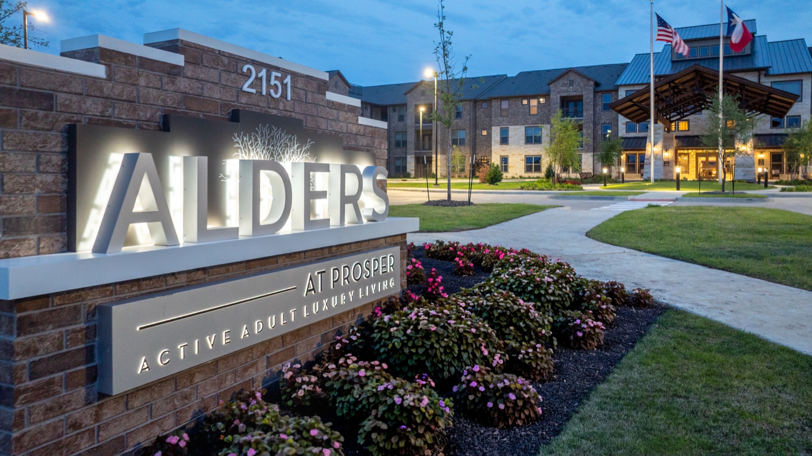 Active adult community — residents enjoying amenities