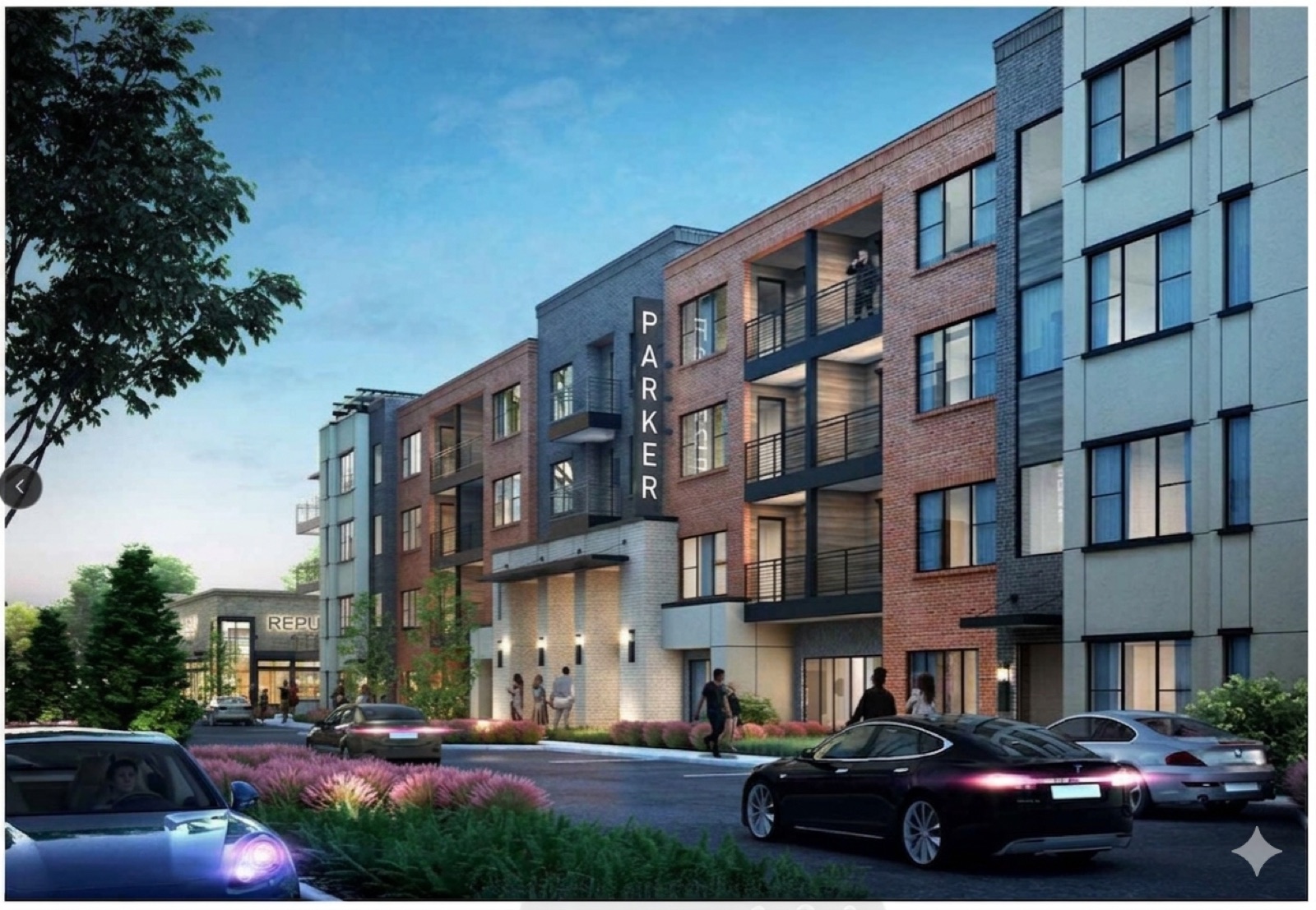 Class A multifamily community exterior